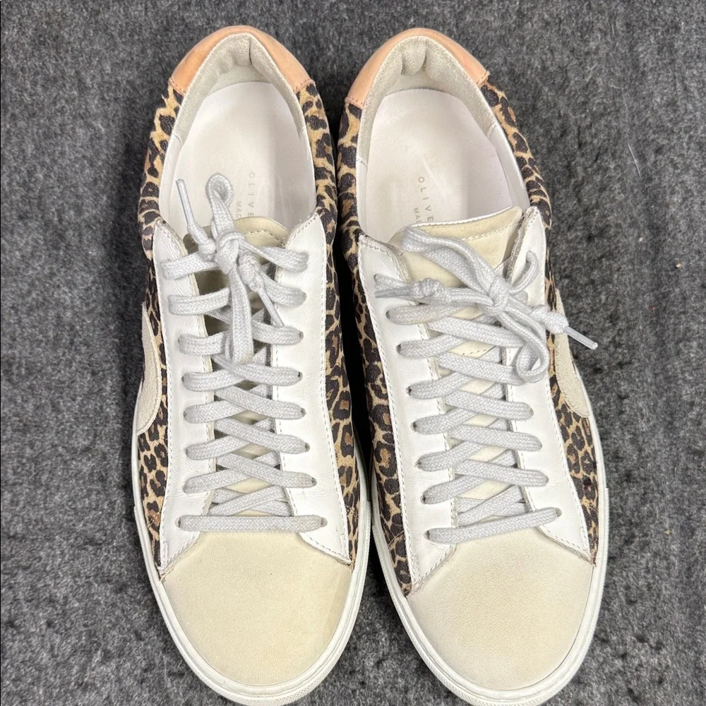 Oliver Cabell Leopard Print Sneakers - Picture 5 of 10